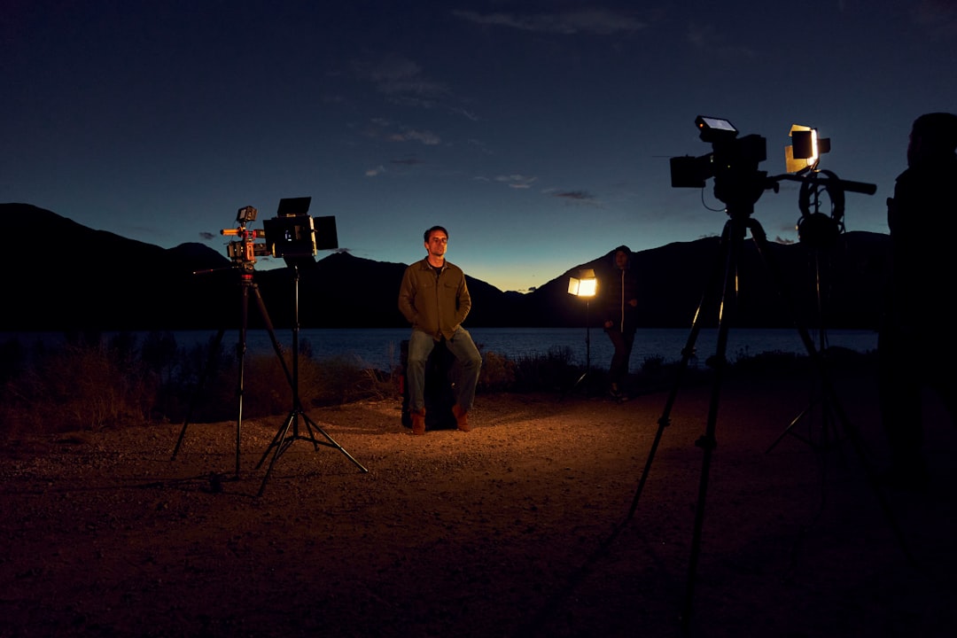 Content creator at work